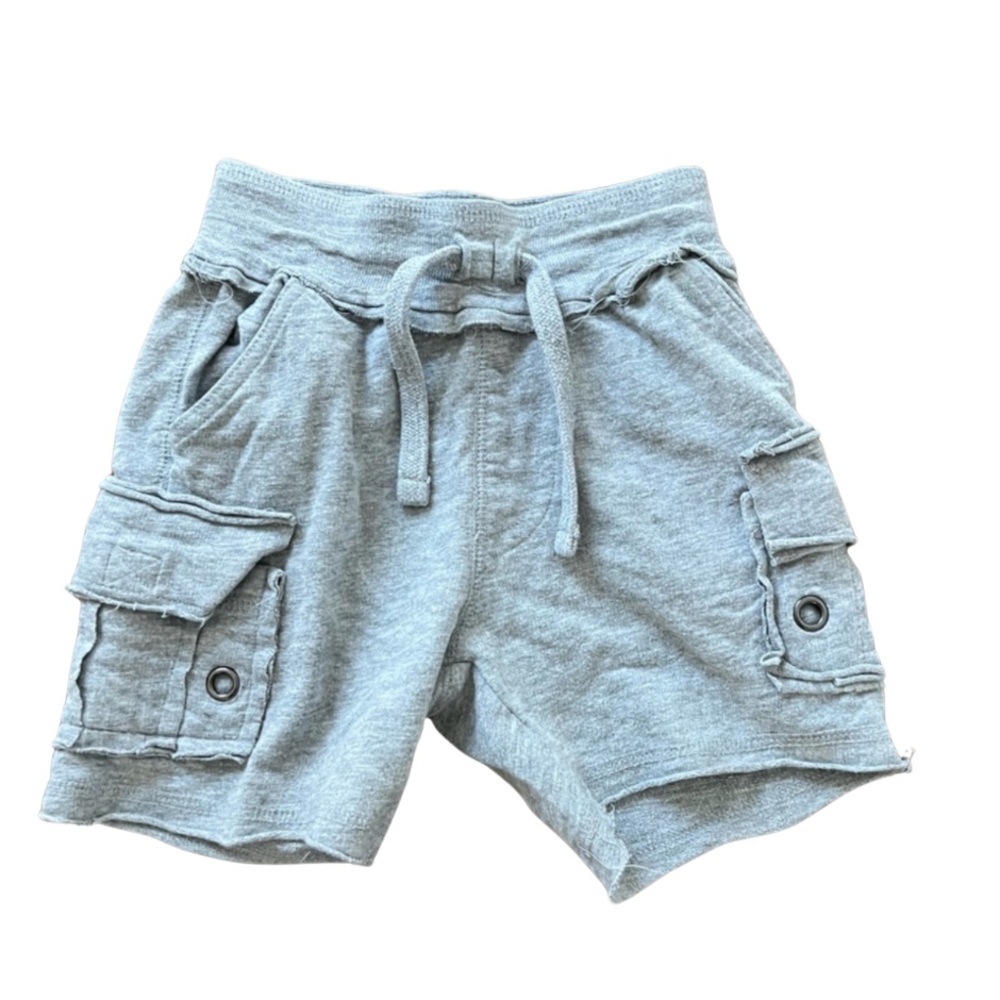 Mish Mish boys grey cargo shorts - size 2